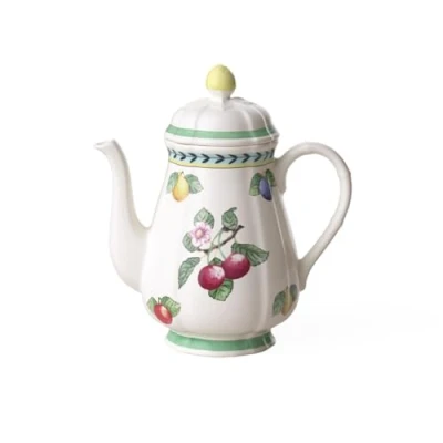 Abbildung von Villeroy &amp; Boch French Garden Fleurence Kaffeekanne, 1,25 Liter, Premium Porzellan, Weiß/Bunt