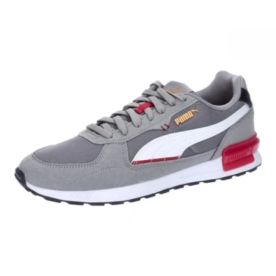 Abbildung von PUMA Unisex GRAVITON Sneaker, Stormy Slate White Club RED Ginger Tea, 37 EU