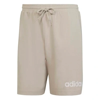 Abbildung von adidas Herren Essentials LINEAR Single Jersey Short, Wonder Alumina/White, L
