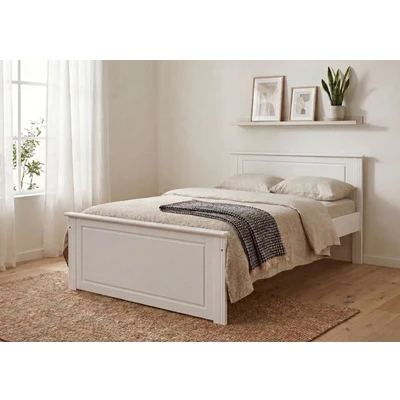 Abbildung von OTTO home Massivholzbett "Hugo, FSC zertifiziert, Landhausstil, zeitlos und edel" auch als Super Sparset inklusive Schubkästen auf beiden Seiten, Stauraumbett, extra belastbar, Made in EU, viele Breiten