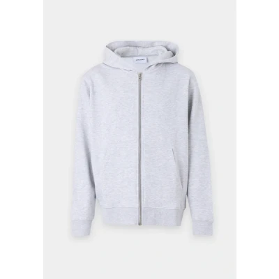 Abbildung von Jack &amp; Jones Jjeurban EDGE ZIP HOOD Sweatjacke, Herren, Größe: Small, White melange