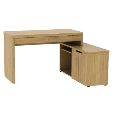 Abbildung von Jahnke Libre C 155 E Eiche Schreibtisch, Engineered Wood, Montana Oak Imitation, One Size