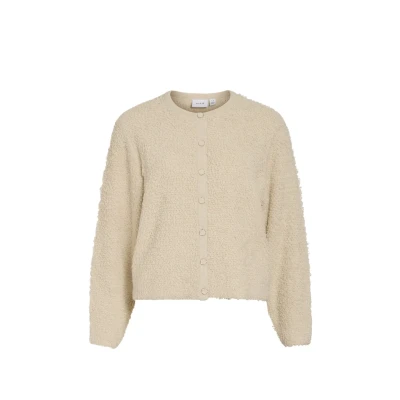 Abbildung von VILA Vipaza Jacket Strickjacke, Damen, Größe: Large, Birch