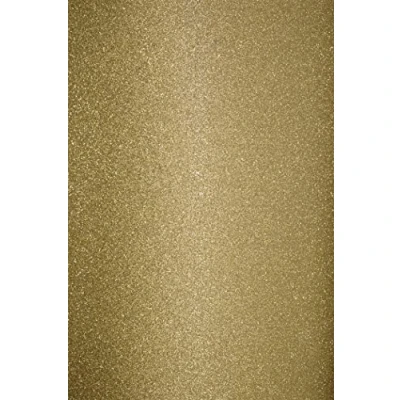 Abbildung von 10 x Gold Glitzer Papier selbstklebend DIN A4 210x297 mm 150g Aster Glitter bunt Bastel Bogen Karten Bastelpapier glänzend für DIY Projekte Dekoration Kunst und Handwerk