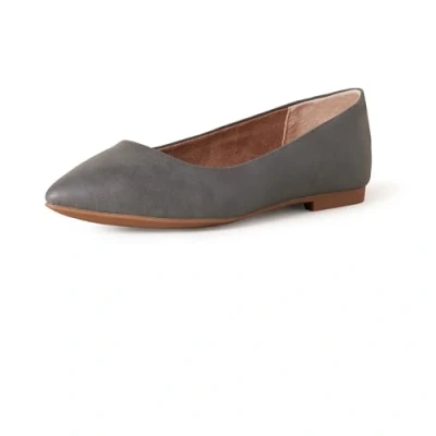 Abbildung von Amazon Essentials Damen Ballerinas mit spitzem Zehenbereich, Dunkelgrau, 39 EU