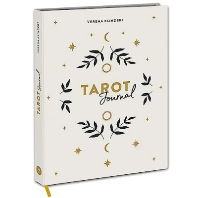 Abbildung von Tarot Journal: Halte fest, was die Karten dir sagen. Mit Infos zu Kartenbedeutungen, Anleitungen Legesystemen und Fragenstellungen.