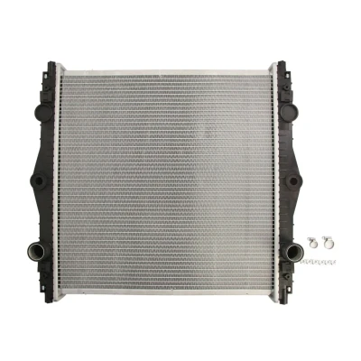 Abbildung von NISSENS 614450 Kühler, Motorkühlung Aluminium 523 529 58 ohne Rahmen Kühlrippen gelötet