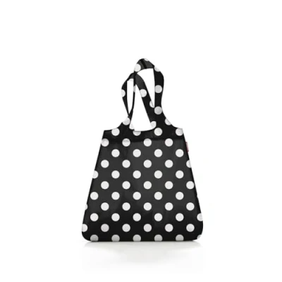 Abbildung von reisenthel mini maxi shopper faltbarer kompakter Rucksack wasserabweisend, Couleur:dots white