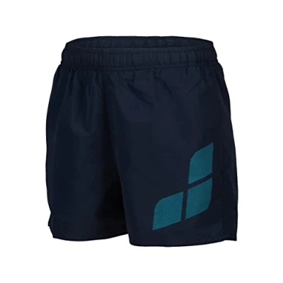 Abbildung von Arena LOGO Badeshorts für Kinder, Größe: 152/158, Navy turquoise
