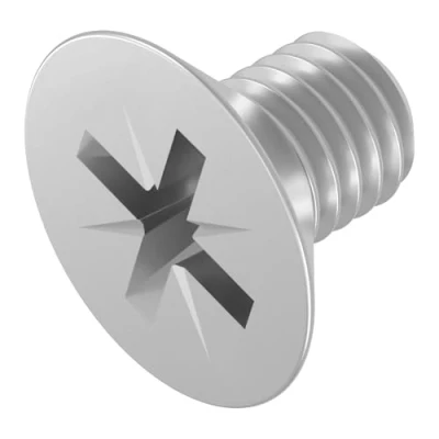 Abbildung von SECCARO Senkschraube M4 x 6 mm, Edelstahl V2A VA A2, DIN 965, Kreuzschlitz/PZ, Vollgewinde, 20 Stück