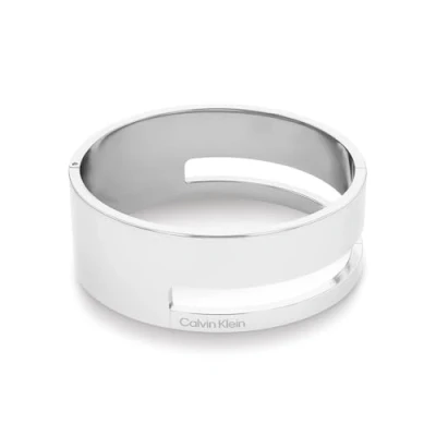 Abbildung von Calvin Klein Geometric Essentials Armband silvercoloured, Damen, Größe: One Size, Silver coloured