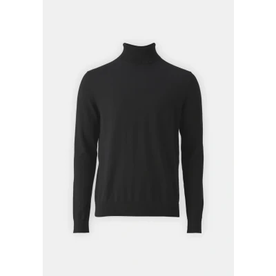 Abbildung von Selected Homme Slhberg ROLL NECK NOOS Strickpullover, Herren, Größe: Large, Black
