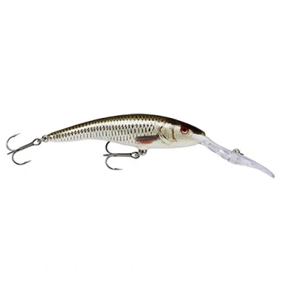 Abbildung von Rapala Deep Tail Dancer Angelköder Angelzubehör aus Balsaholz Stabile Tauchschaufel Süßwasser Spinnköder Lauftiefe 6m Fischköder 9cm, 13g Hergestellt in Estland Live Roach