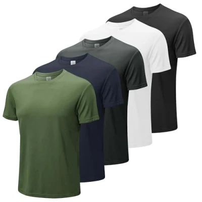 Abbildung von MEETWEE Herren T Shirt Kurzarm Sommer Sports Tshirts Gym Fitness Männer Schnelltrocknend Atmungsaktiv Trainingsshirt Funktionsshirt Sportshirt