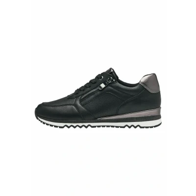 Abbildung von Marco Tozzi Sneaker low, Damen, Größe: 36, Black gun mtl Schuhe