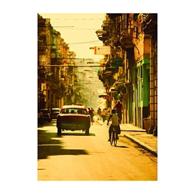 Abbildung von Komar Wandbild Cuba Streets Poster, Bild, Wohnzimmer, Schlafzimmer, Dekoration, Kunstdruck ohne Rahmen P122A 30x40 Größe: 30 x 40 cm (Breite Höhe), Bunt