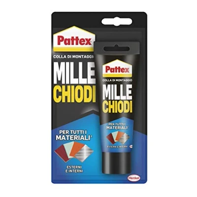 Abbildung von Pattex 1511329 Millechiodi Klebstoff, wasserfest, 100 g, im Blister