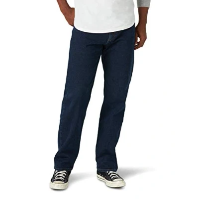 Abbildung von Wrangler Authentics Herren Classic 5 Pocket Relaxed Fit Jean Freizeithosen, Midnight Flex, 34W / 29L