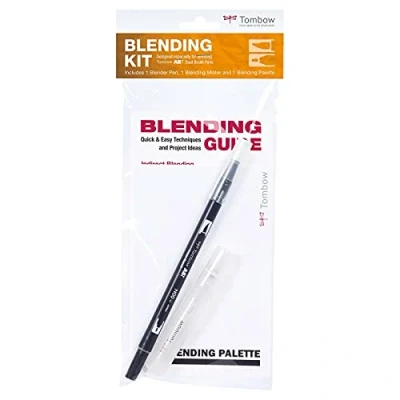 Abbildung von Tombow 56182 BLENDING KIT, 4 in 1 Set zum Vermischen von wasserbasierten, Fasermalern