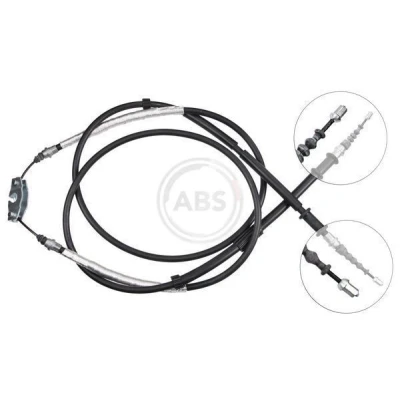 Abbildung von A.B.S. K12425 Handbremsseil 1475, 1460 Scheibenbremse für Links /Rechtslenker OPEL: Corsa D Hatchback