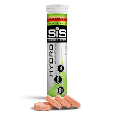 Abbildung von Science in Sport HYDRO Tabletten 20 Stk. Erdbeere Limette Elektrolyte Tabletten, Vegan &amp; glutenfrei, Brausetabletten zur Anregung von Hydration und für einen ausgeglichenen Haushalt