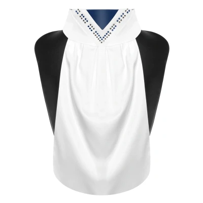Abbildung von Fair Play Plastron Faven Weiß/Navy M