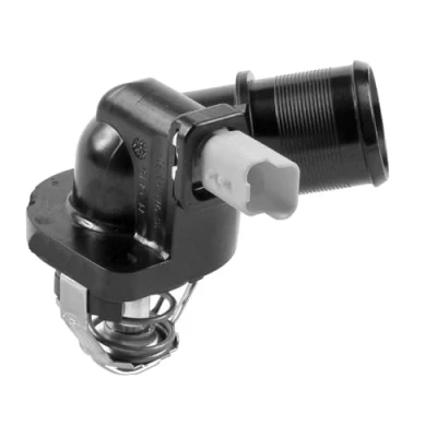 Abbildung von GATES TH386103G1 Kühlwasserthermostat 103 mit Dichtungen Gehäuse CITROËN: C3 II, I Hatchback, C2 PEUGEOT: 207 SW
