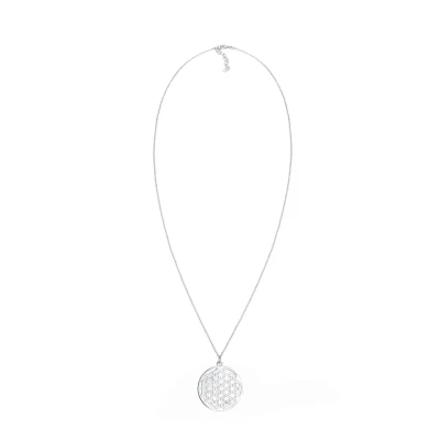Abbildung von Elli Lange Kette »Halskette Ornament Lebensblume Symbol 925 Sterling Silber«