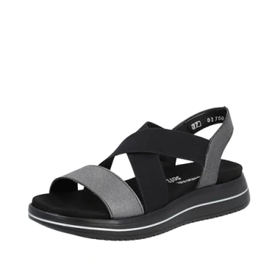 Abbildung von Remonte Damen D1J50 Sandale, Nero/schwarz / 02, 36 EU