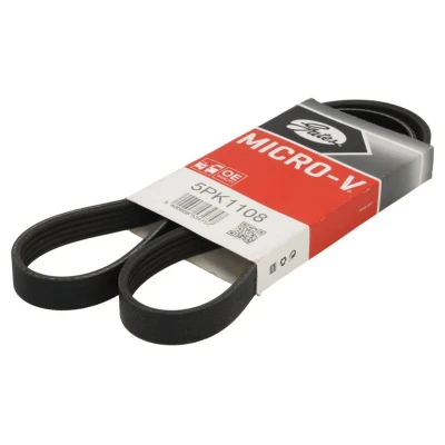 Abbildung von GATES 5PK1108 Keilrippenriemen 1108 5 Polyester, EPDM (Ethylen Propylen Dien Kautschuk) MINI: Hatchback, Countryman, Convertible