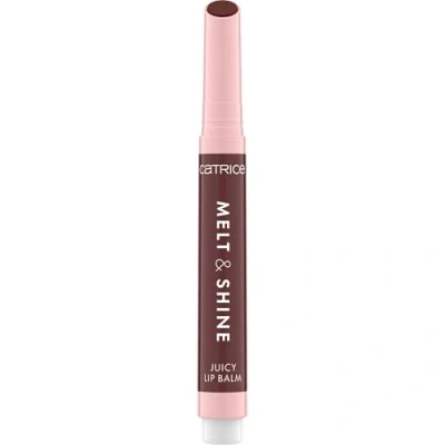 Abbildung von Catrice Melt &amp; Shine Juicy Lip Balm 100 Sunny Side Up, Lippenbalsam in dunklem Braun, feuchtigkeitsspendend, glänzend, vegan, 1,3 g