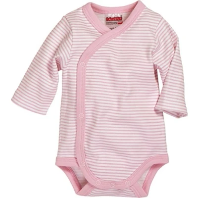 Abbildung von Playshoes Unisex Kinder Wickelbody Ringel 800103, 14 Rosa, 44