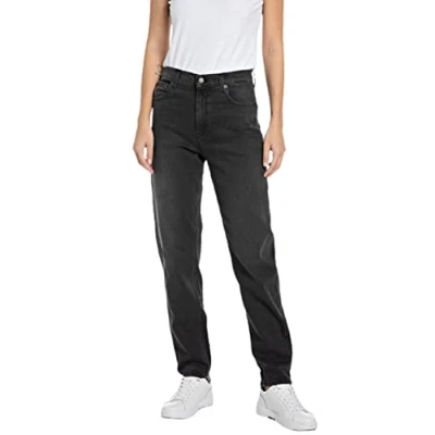 Abbildung von Replay Damen Jeans Keida Baloon Fit, Black 098 1 (Schwarz), 29W / 28L
