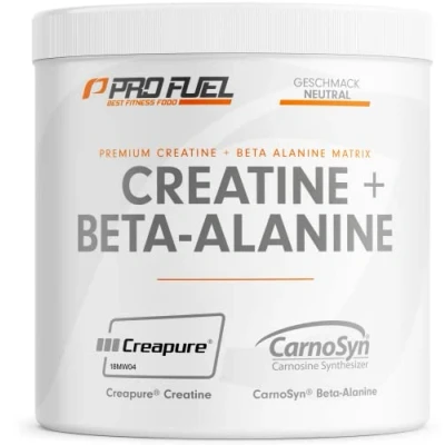 Abbildung von Creatin Monohydrat + Beta Alanin 300g Premium Creapure® 5g CarnoSyn® pro Portion ultra hochdosiert für Kraftsport &amp; Bodybuilding Made in Germany geschmacksneutral