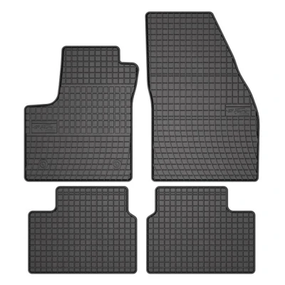 Abbildung von FROGUM 546108 Fußmattensatz Gummi vorne und hinten 4 schwarz Maßgefertigt OPEL: Meriva B