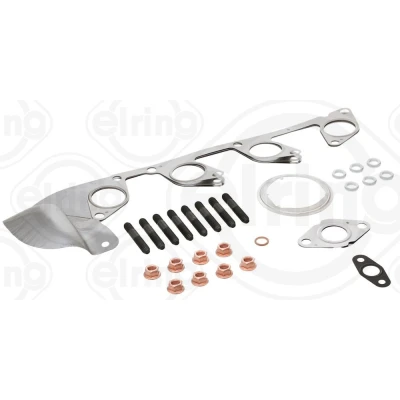 Abbildung von ELRING 332.380 Montagesatz, Lader mit Dichtungen Montageanleitung, Schrauben VOLKSWAGEN: Golf 5, Passat B6 Variant, Saloon
