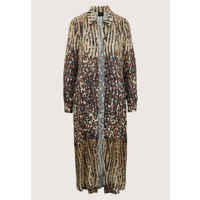 Abbildung von Madeleine Bedrucktes Blusenkleid Black multicolor, Damen, Größe: 46, multicolor
