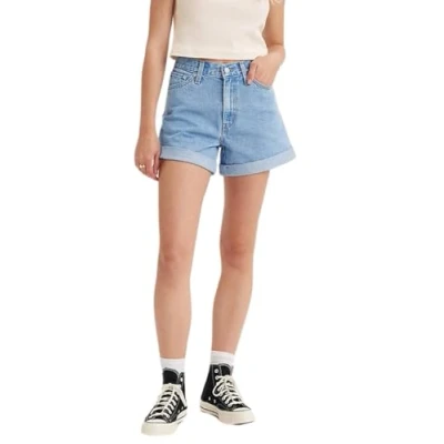 Abbildung von Levi&#039;s 80&#039;S MOM Shorts Jeans Shorts, Damen, Größe: 56, Back to blue