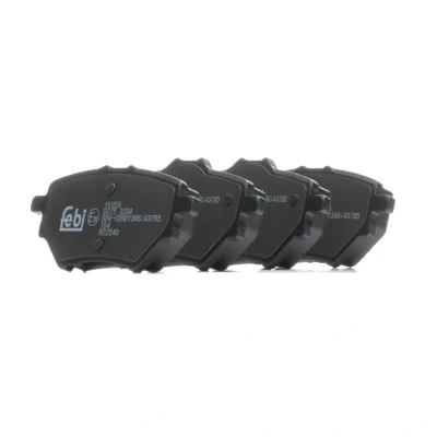 Abbildung von FEBI BILSTEIN 16959 Bremsbelagsatz Hinterachse mit Befestigungsmaterial PEUGEOT: 308 SW 2, II Hatchback, 3008 Off Road