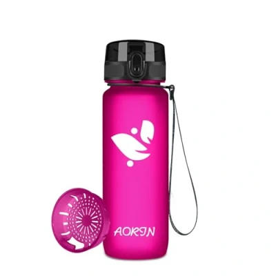 Abbildung von AORIN Trinkflasche 500ml Wasserflasche BPA Frei &amp; Tritan Auslaufsicher Sportflasche, Erwachsene,Trinkflasche Kinder, Fitness,Laufen,Yoga,Fahrrad,Outdoor