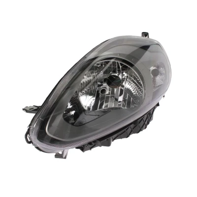Abbildung von TYC 20 12262 15 2 Scheinwerfer links H4, P21W mit Tagfahrlicht für Rechtsverkehr Elektromotor FIAT: Punto Evo Hatchback, III Hatchback