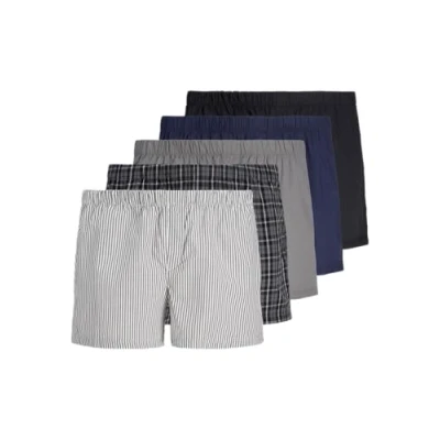 Abbildung von Jack &amp; Jones PlusSize Boxershorts »JACMILANO WOVEN BOXERS 5 PACK PLS SN«