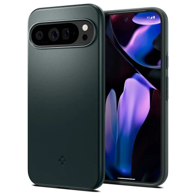 Abbildung von Google Pixel 9 Pro XL Hülle Kunststoff Spigen Backcover/Hard Case Handyhülle Grün