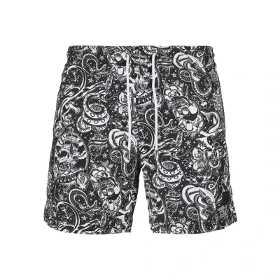 Abbildung von Urban Classics Pattern Badeshorts, Herren, Größe: Medium, Tattoo aop