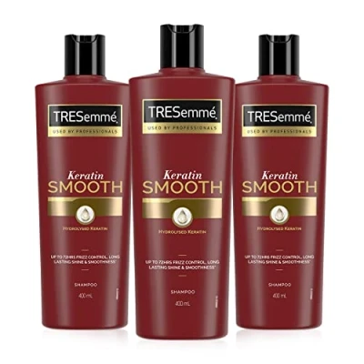 Abbildung von TRESemme pro Collection Keratin Smooth Shampoo 400ml 3 Stück Pack