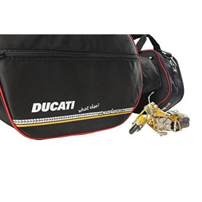 Abbildung von made4bikers Promotion Bag: Bedruckte Koffer Innentaschen passend für Ducati Multistrada v2 ab 2022, 1200 2015, 1260 2017, 950 2017