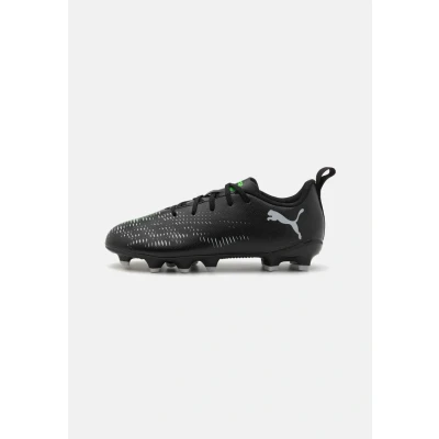 Abbildung von Puma Future 8 PLAY FG/AG JR Unisex Fußballschuh Nocken für Kinder, Größe: 32, Black/silver/fluo green Schuhe