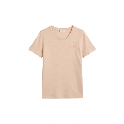 Abbildung von Marc O&#039;Polo Regular Tshirt print, Damen, Größe: Small, Chalky peach