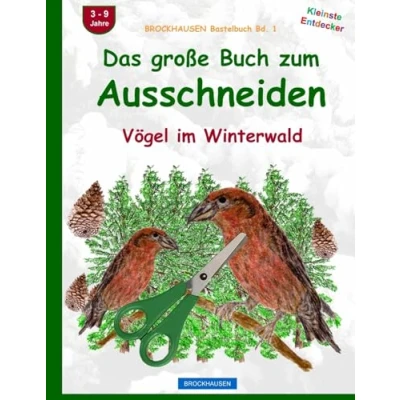 Abbildung von BROCKHAUSEN Bastelbuch Bd. 1: Das grosse Buch zum Ausschneiden: Vögel im Winterwald