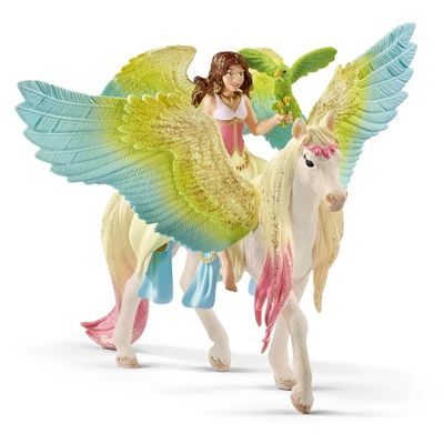 Abbildung von Schleich Bayala 70566 Surah mit Glitzer Pegasus